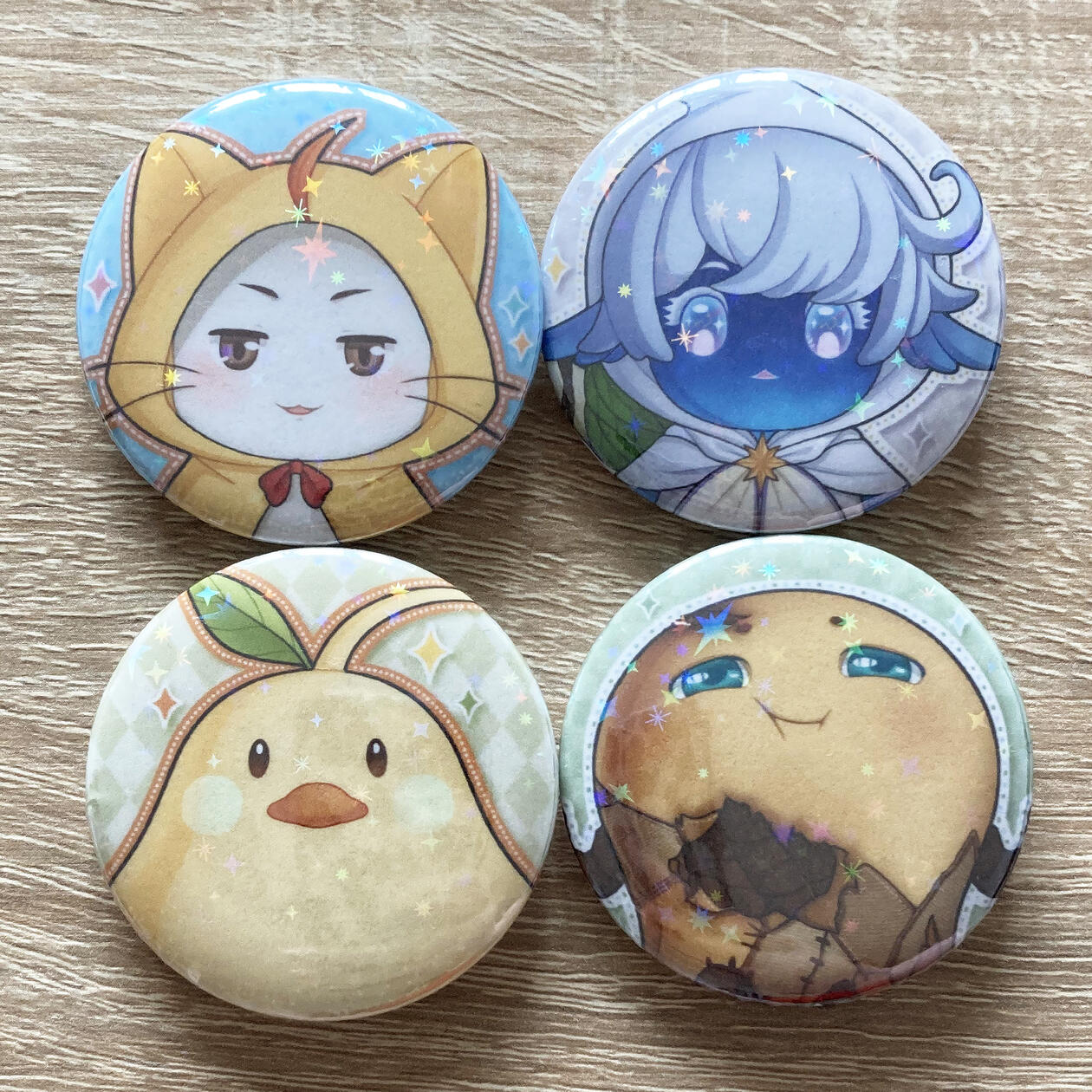 Infinity Nikki Star Holo Badges Small Infinity Nikki Star Holo Badges Small